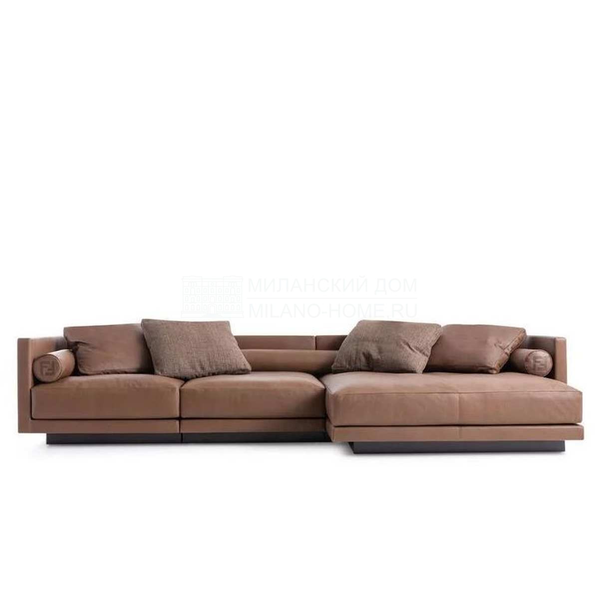 Прямой диван Taiko sofa lounge из Италии фабрики FENDI Casa