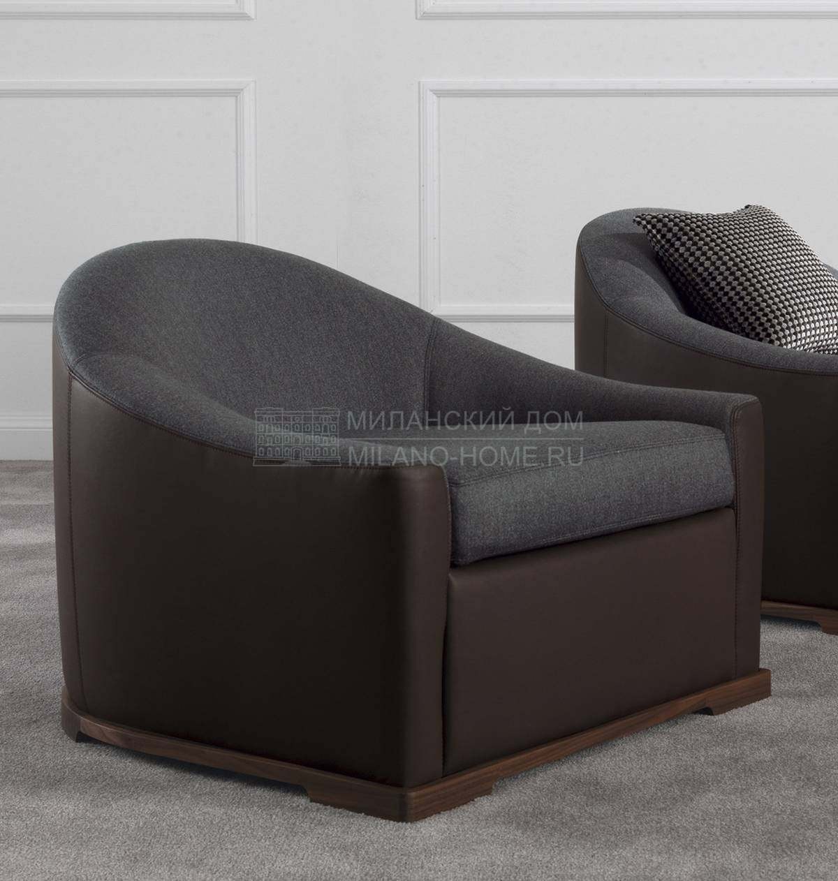 Кожаное кресло Romeo armchair из Италии фабрики GALIMBERTI NINO