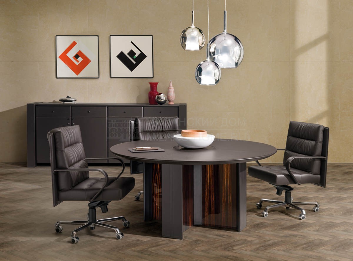 Переговорный стол Meteora round conference table из Италии фабрики I4MARIANI