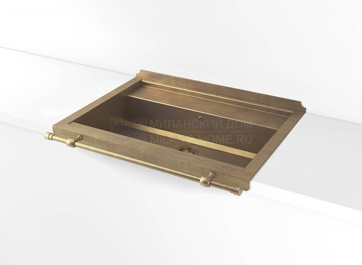 Раковина Semi-recessed rectangular sink with step  из Италии фабрики OFFICINE GULLO