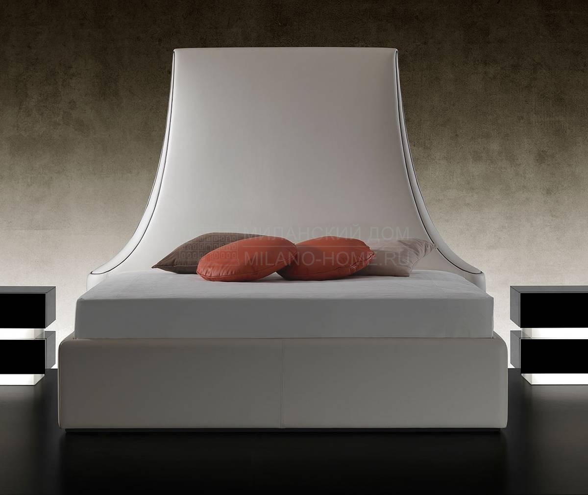 Кровать с мягким изголовьем Romeo Letto из Италии фабрики REFLEX ANGELO