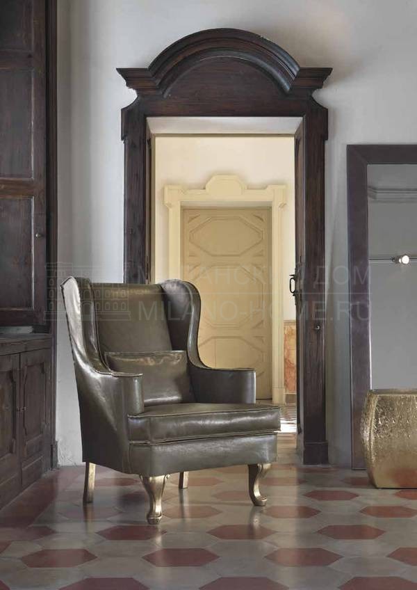 Каминное кресло Nadine/armchair из Италии фабрики GIULIO MARELLI