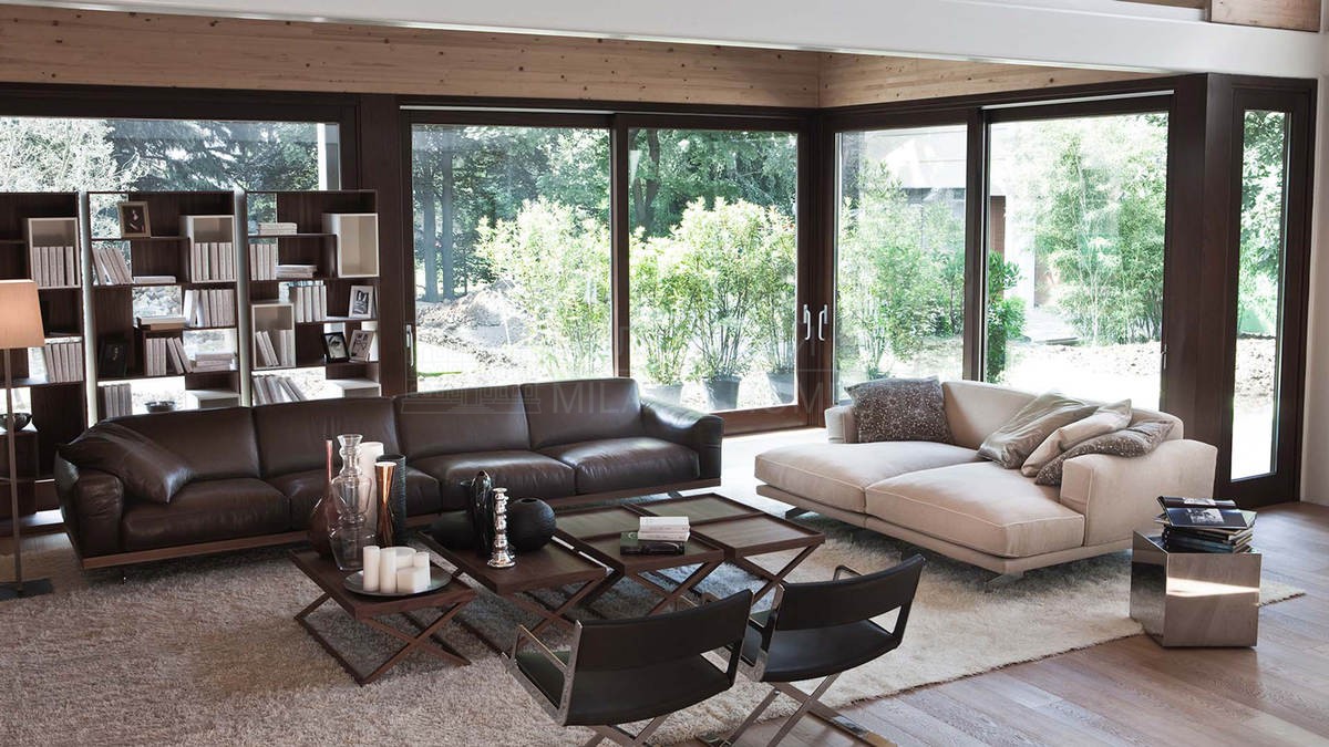 Прямой диван 470_Fancy sofa leather / art.470020 из Италии фабрики VIBIEFFE