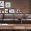 Прямой диван 470_Fancy sofa leather / art.470020 — фотография 2