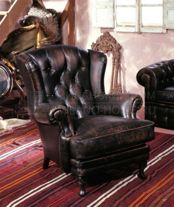 Каминное кресло Gentleman/armchair из Италии фабрики MANTELLASSI