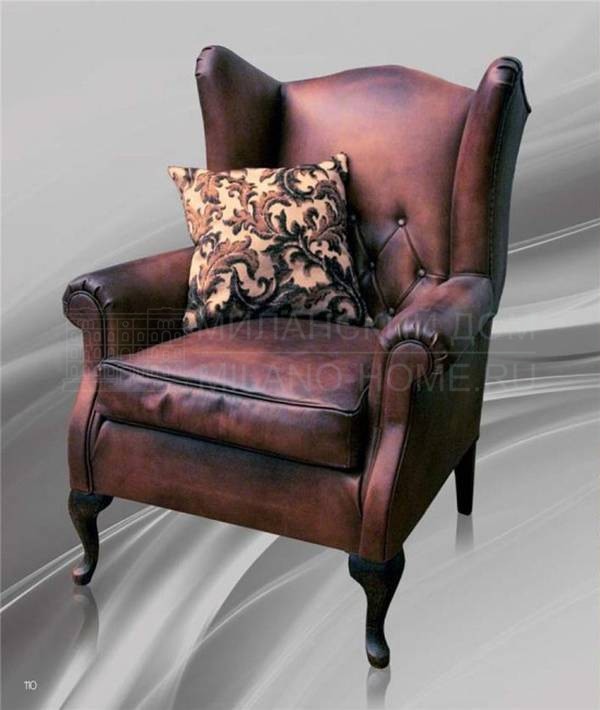 Каминное кресло Pia/armchair из Италии фабрики MANTELLASSI