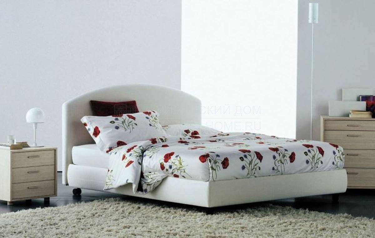 Кровать с мягким изголовьем Magnolia LMMA LH9M LEKM из Италии фабрики FLOU