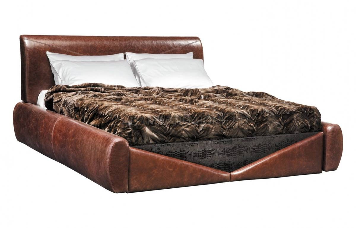 Кровать с мягким изголовьем Brando/bed из Италии фабрики SMANIA