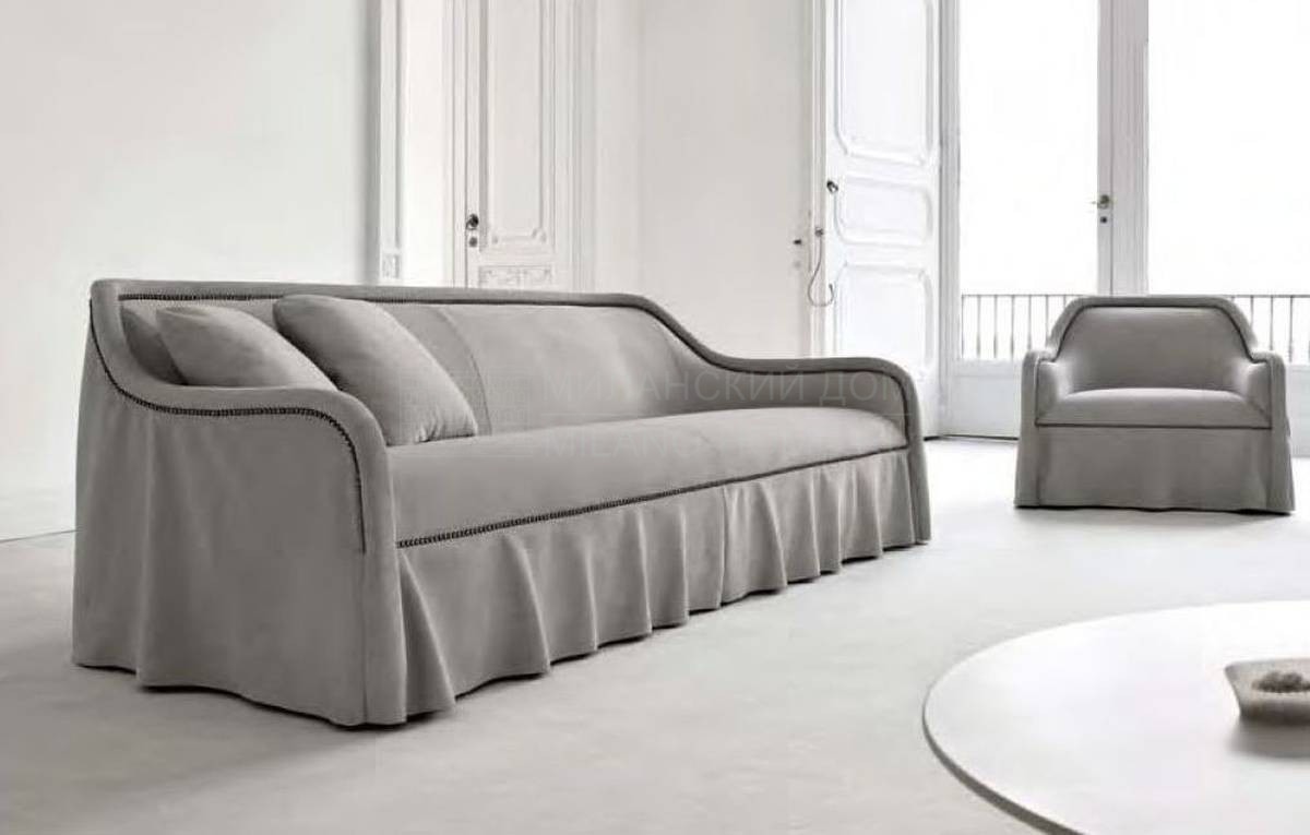 Прямой диван Arpege divano con rivestimento a terra из Италии фабрики BUSNELLI