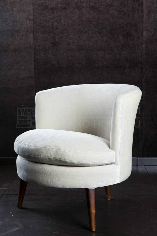 Круглое кресло Flynn/1449 из Франции фабрики LABYRINTHE INTERIORS