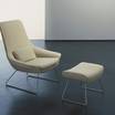 Кожаное кресло Flow/armchair — фотография 2