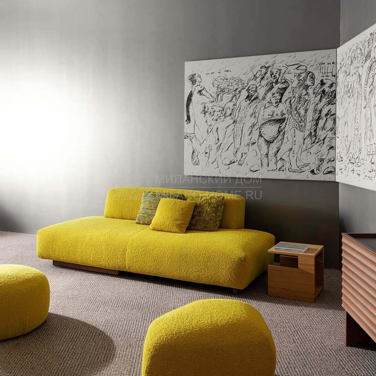 Прямой диван Loveland sofa из Италии фабрики MOROSO