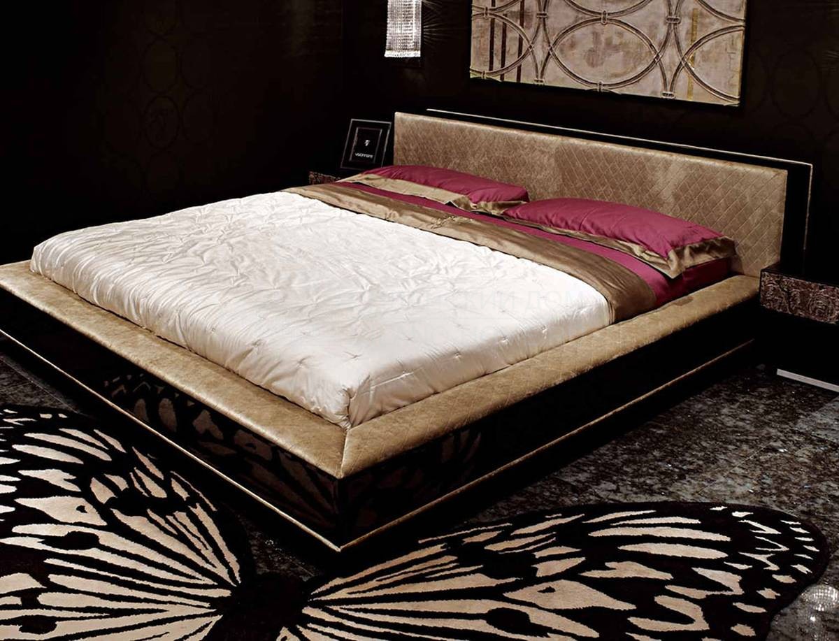 Кровать с мягким изголовьем Midnight из Италии фабрики IPE CAVALLI VISIONNAIRE