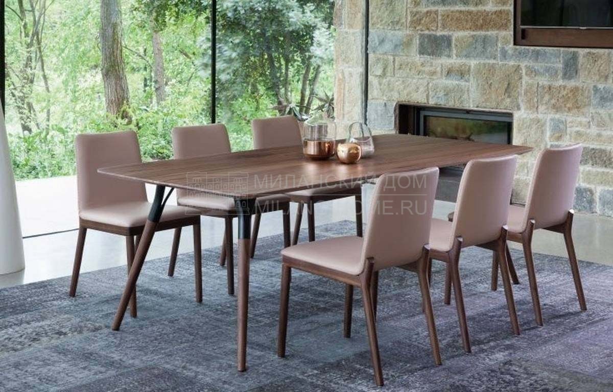 Кожаный стул Salt&Pepper Chair из Италии фабрики TONON