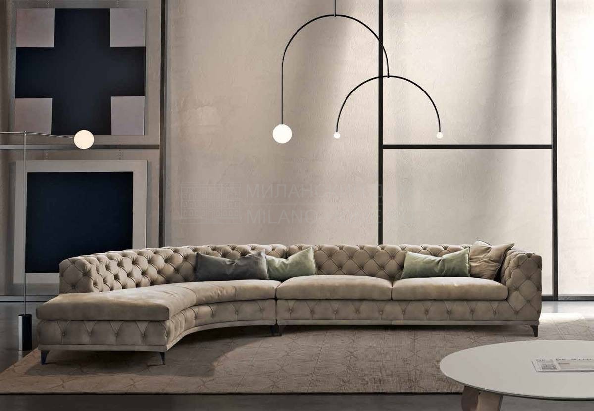 Прямой диван Aston sofa из Италии фабрики GAMMA ARREDAMENTI