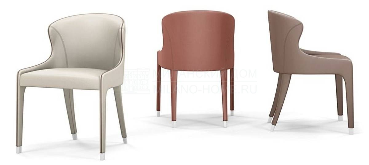 Кожаный стул Steeple leather chair  из Франции фабрики ROCHE BOBOIS
