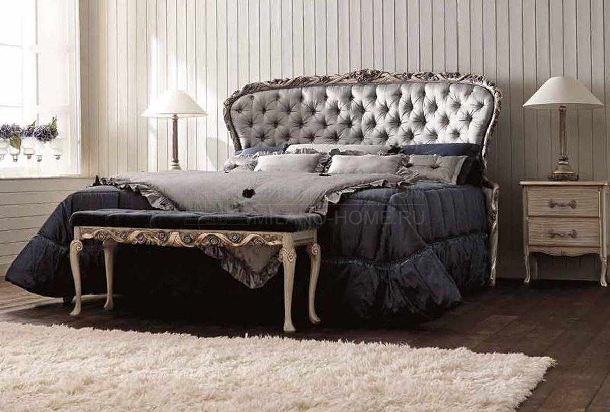Кровать с комбинированным изголовьем Art. 3058LET A, C, F из Италии фабрики SAVIO FIRMINO