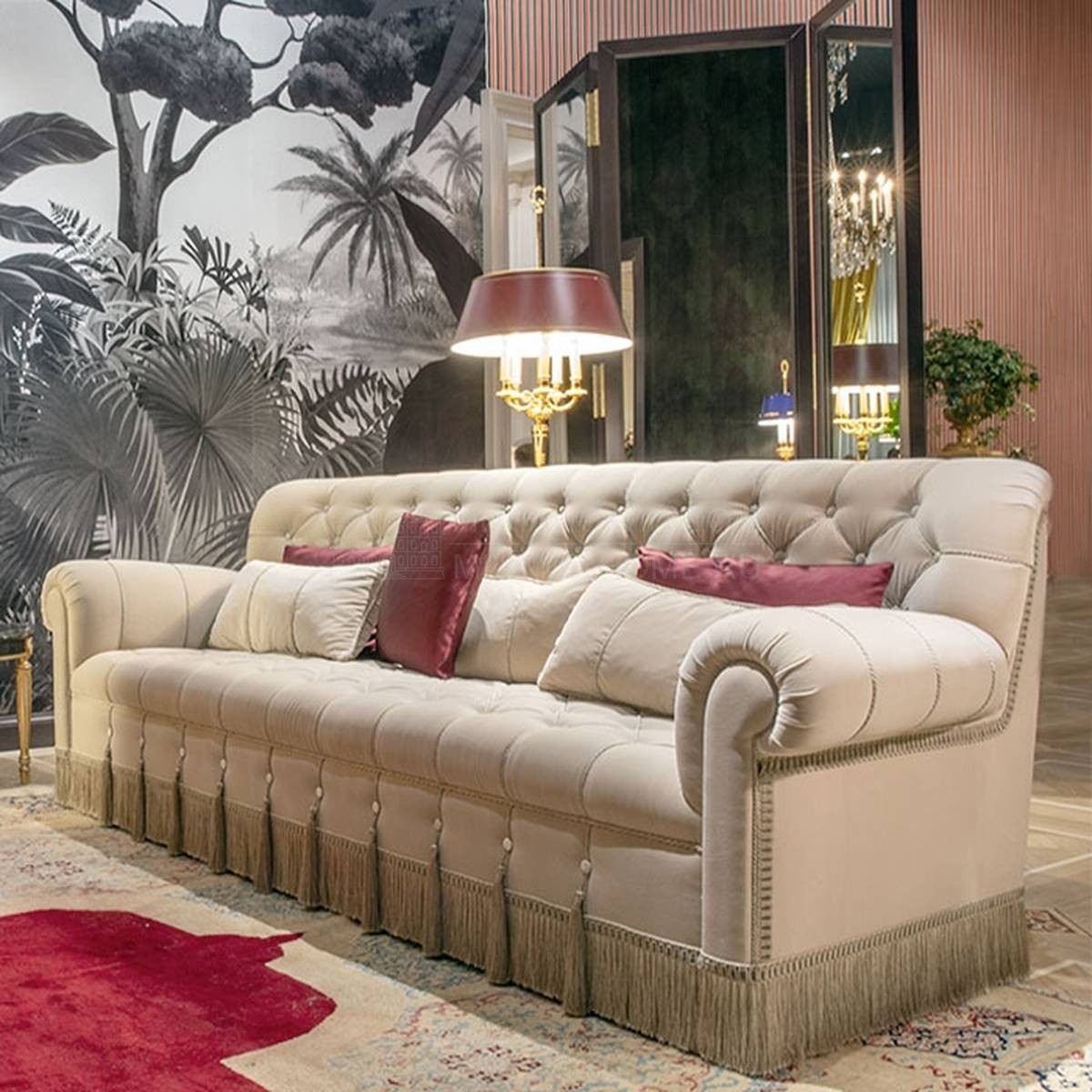 Прямой диван art.503D из Италии фабрики MEDEA