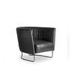 Лаунж кресло Shellon armchair leather — фотография 2