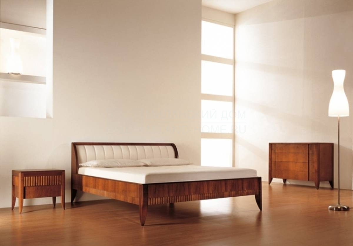 Кровать с мягким изголовьем Art.2850/Letto Rulman из Италии фабрики MORELATO