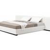 Кровать с мягким изголовьем Yuuto/bed