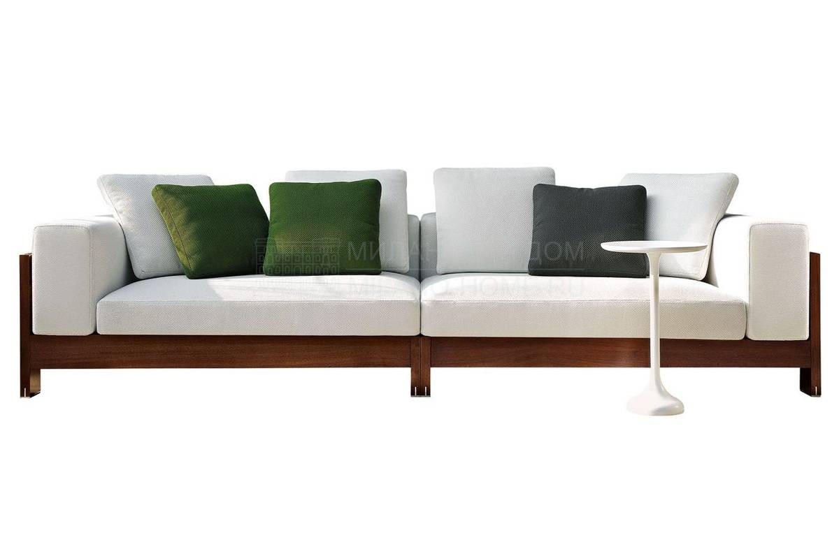 Прямой диван Alison Iroko Outdoor sofa из Италии фабрики MINOTTI