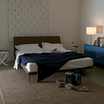 Кровать с мягким изголовьем Bed cappellini