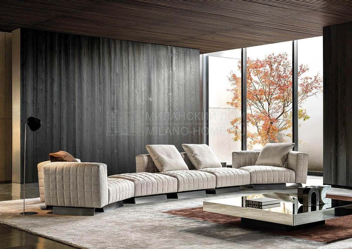 Модульный диван Twiggy modular sofa из Италии фабрики MINOTTI