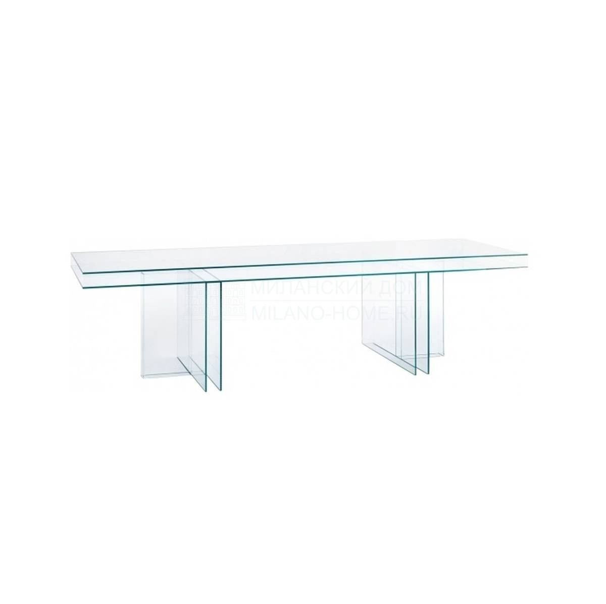 Обеденный стол Verglas из Италии фабрики GLAS ITALIA