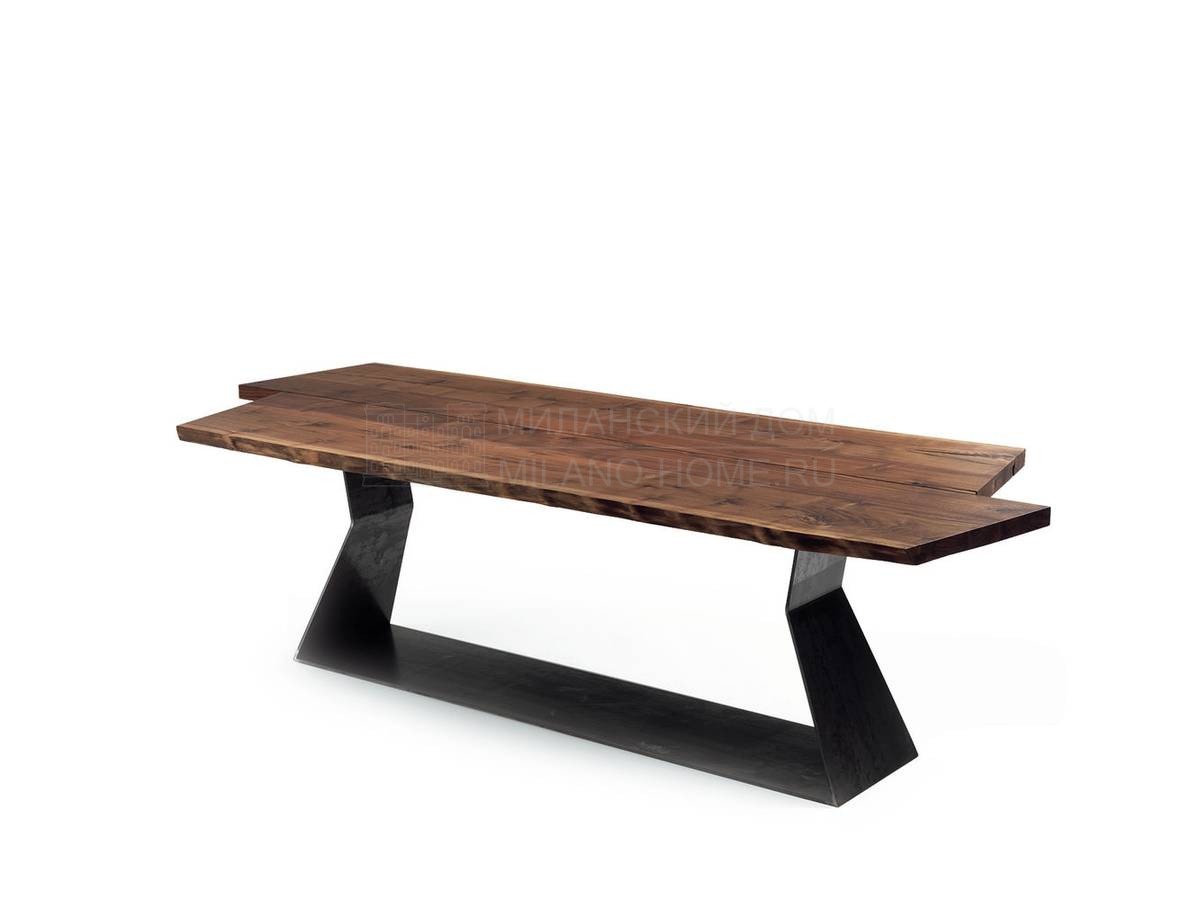 Обеденный стол Bedrock Plank B/table из Италии фабрики RIVA1920