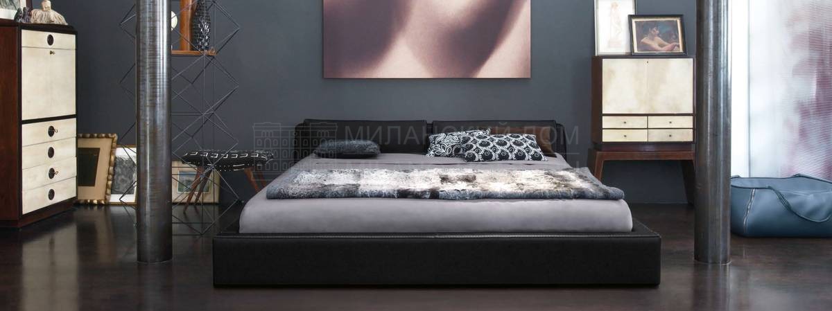 Кровать с мягким изголовьем Bag night из Италии фабрики GAMMA ARREDAMENTI