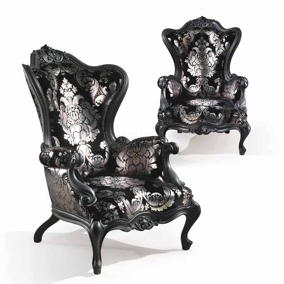 Каминное кресло 30042/armchair из Италии фабрики ANGELO CAPPELLINI 