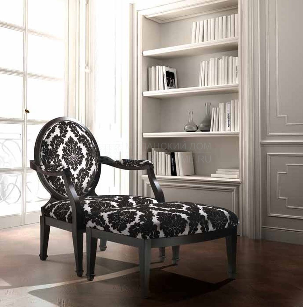 Кресло 30105/armchair из Италии фабрики ANGELO CAPPELLINI 