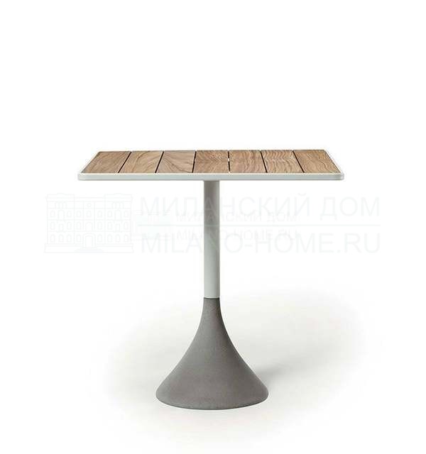 Обеденный стол Concreto dining table square из Италии фабрики ETHIMO