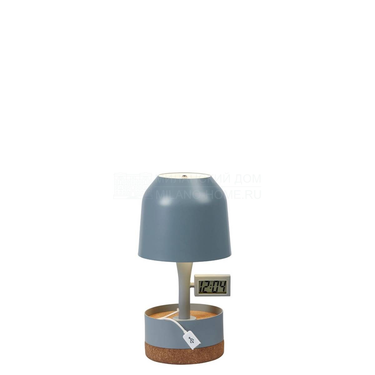 Настольная лампа Hodge podge usb pm grey table lamp из Франции фабрики FORESTIER