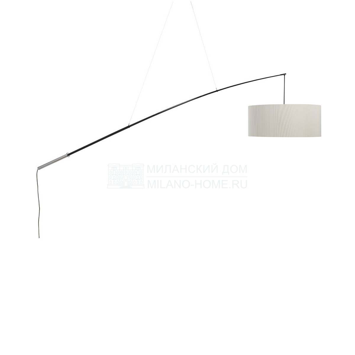 Подвесной светильник Lord light pendant lamp white fluted shade из Франции фабрики FORESTIER