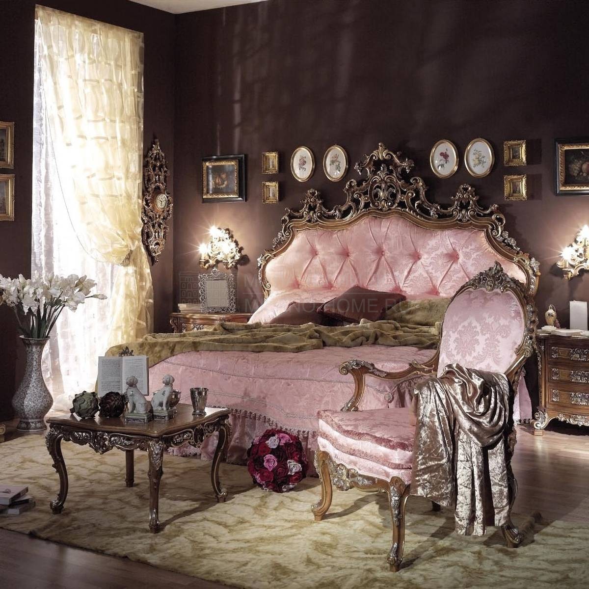Двуспальная кровать Marlisa Prestige bed из Италии фабрики ASNAGHI INTERIORS