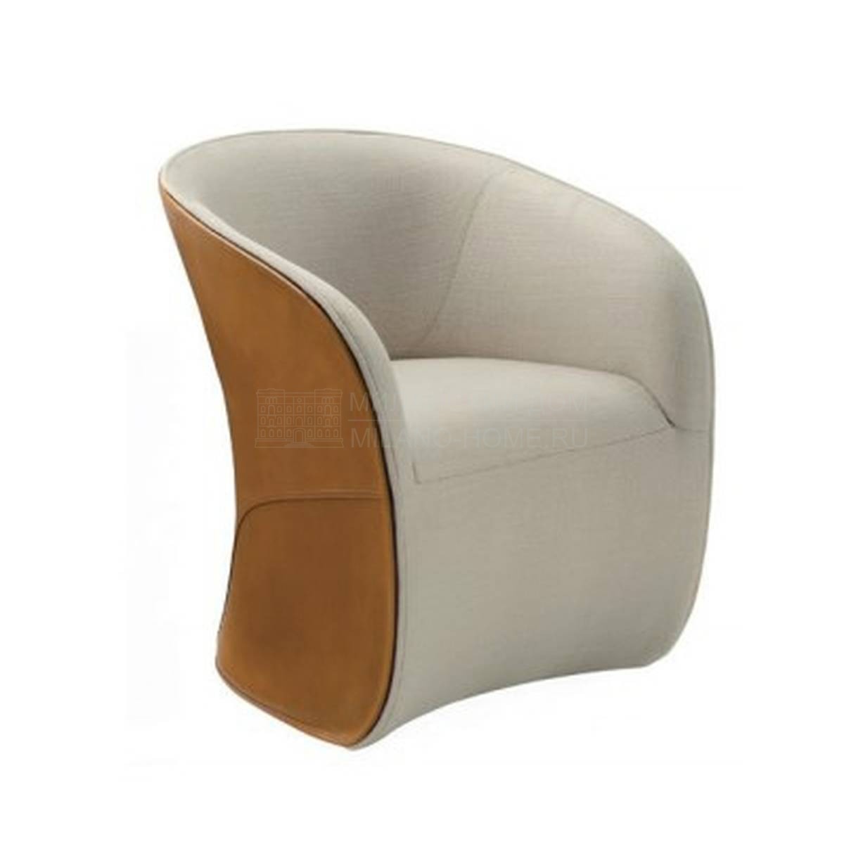 Круглое кресло Calla armchair из Италии фабрики ZANOTTA