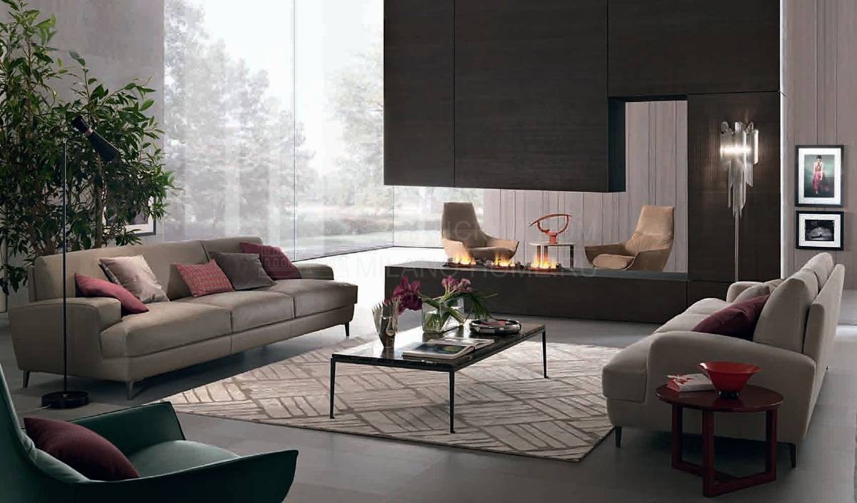 Прямой диван British/sofa из Италии фабрики MISURA EMME