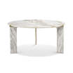 Обеденный стол Ottanta round dining table marble — фотография 5