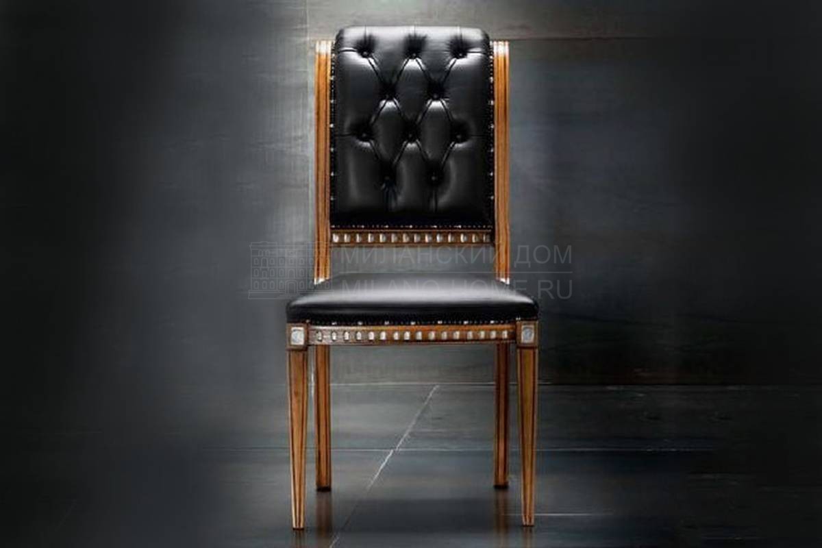 Кожаный стул Museum / art.90.475 / 90.476 из Италии фабрики BAMAX