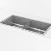 Раковина Top mounted rectangular sink with divider