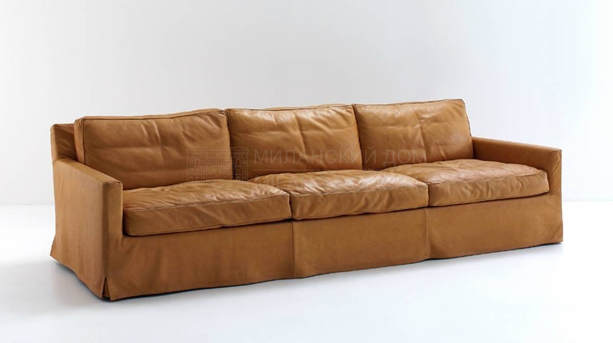 Прямой диван Cousy leather из Италии фабрики ARFLEX