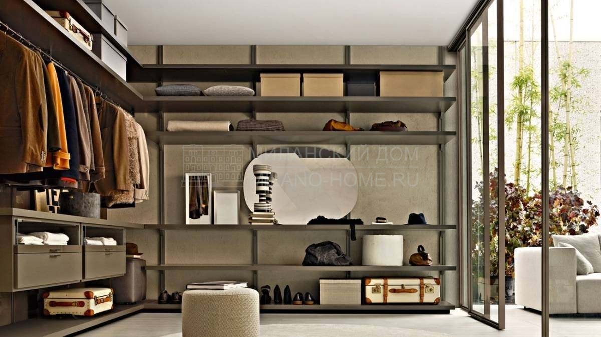 Гардеробная Gliss Walk-in/ walk-in-closet из Италии фабрики MOLTENI