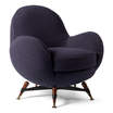 Круглое кресло Mercury armchair — фотография 2