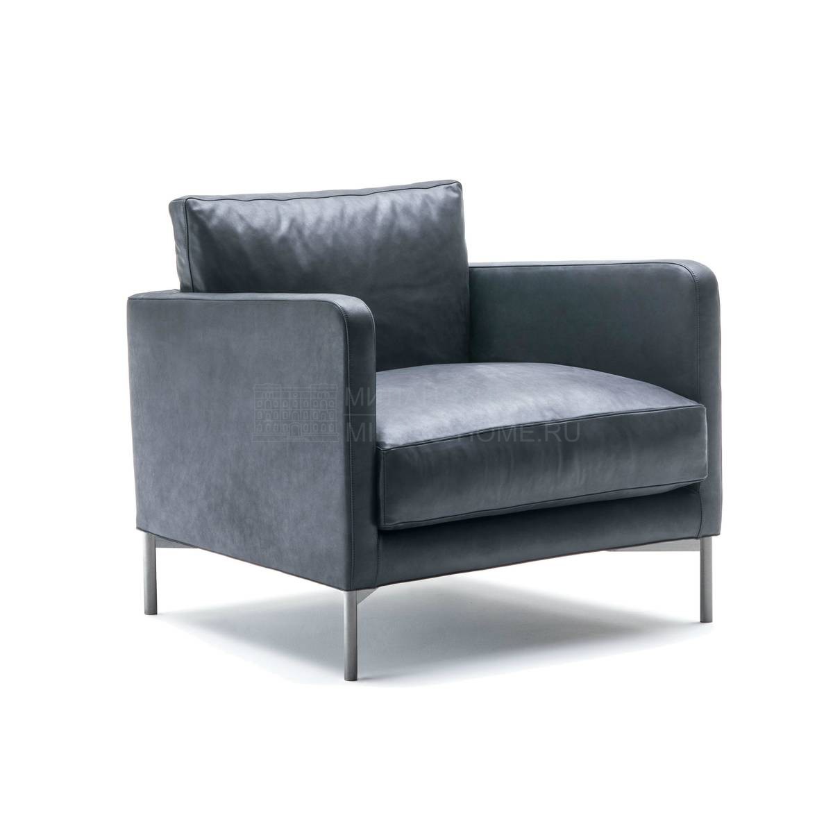 Кожаное кресло Dumas armchair leather из Италии фабрики LIVING DIVANI