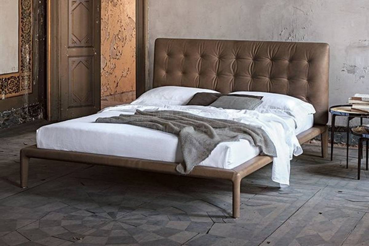 Кровать с мягким изголовьем Boheme Art LBH1K, LBH1E, LBH1Q из Италии фабрики ALIVAR