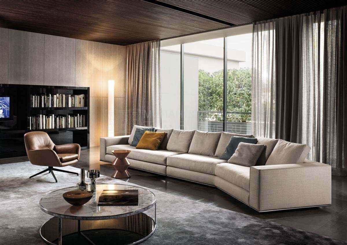 Угловой диван Hamilton sofa из Италии фабрики MINOTTI Угловой диван Hamilton sofa из Италии фабрики MINOTTI