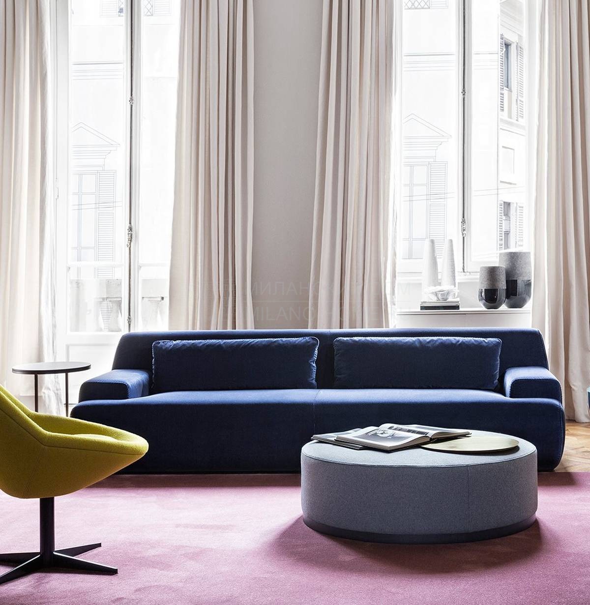 Прямой диван Norton sofa из Италии фабрики MERIDIANI